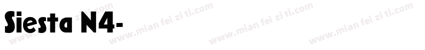 Siesta N4字体转换